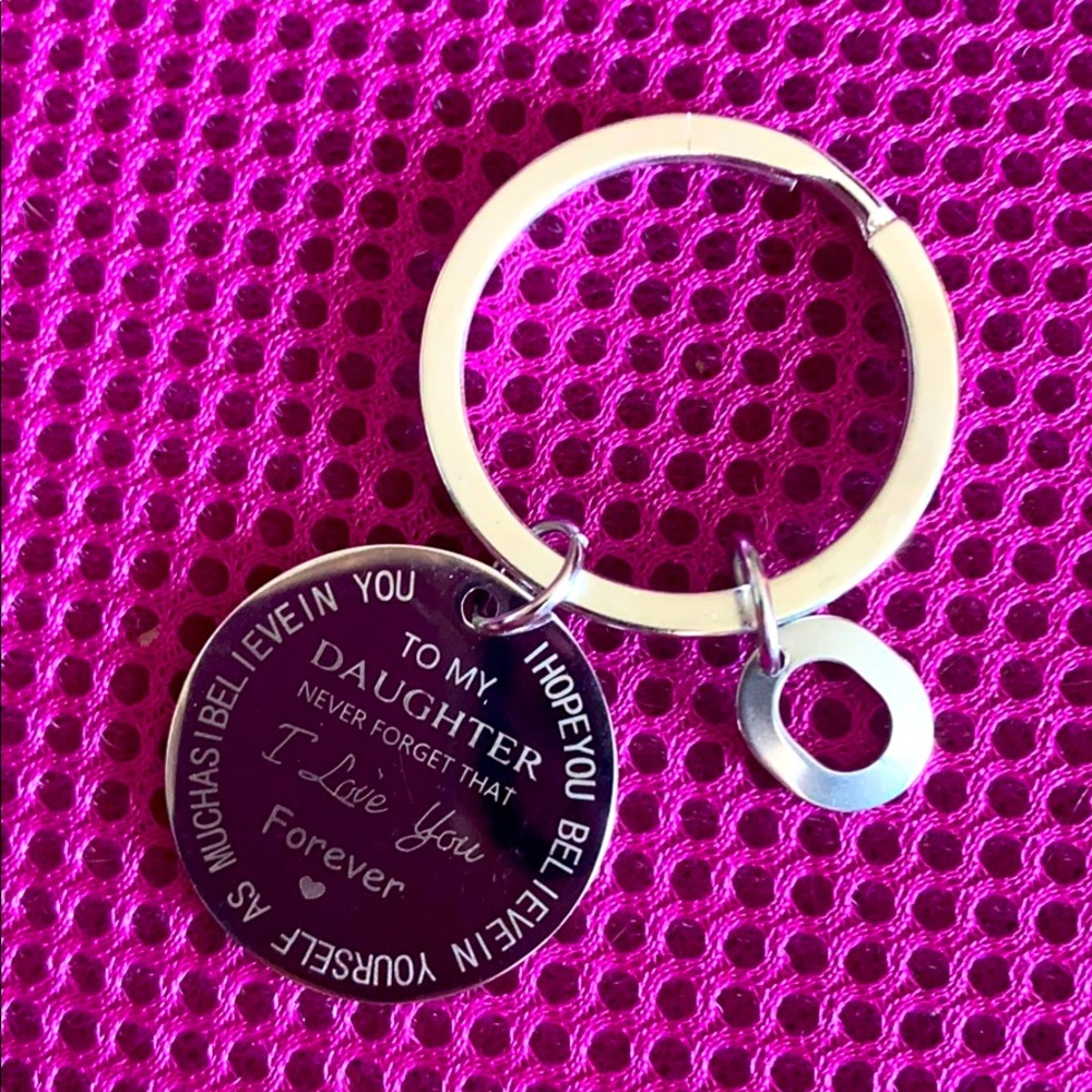 🌱 Mother daughter personal O pendant/ keyring 🗝